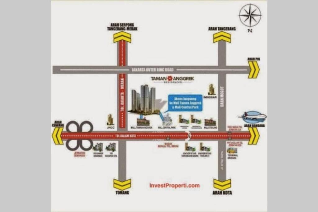 Homy 2 Bedroom Apartment Near Shopping Malls Yakarta Exterior foto